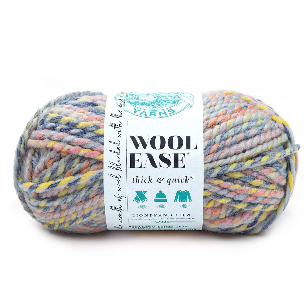 15 Pack: Lion Brand® Wool-Ease® Thick & Quick® Variegated Yarn